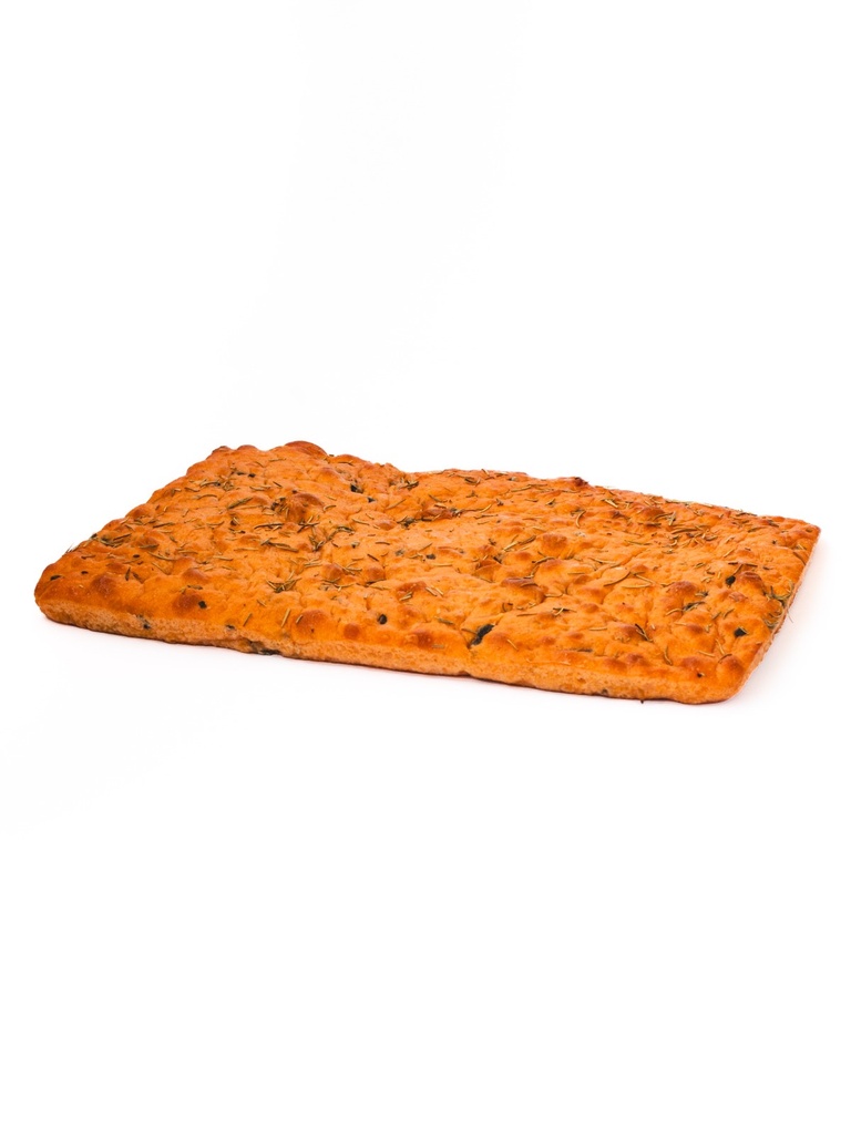 Focaccia Rosemary and salt only 1400gr (After Baking 1300gr without oil ) L:42 W:30cm
