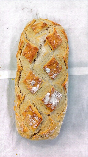 Loaf Sourdough square 1500gr 80%cook  Unsliced