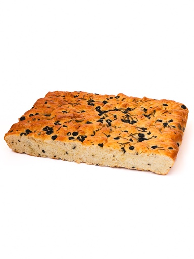 Focaccia black olive rosemary 1500gr