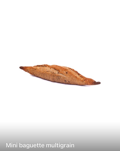 Mini Baguette Multigrain 70gr 80%cook