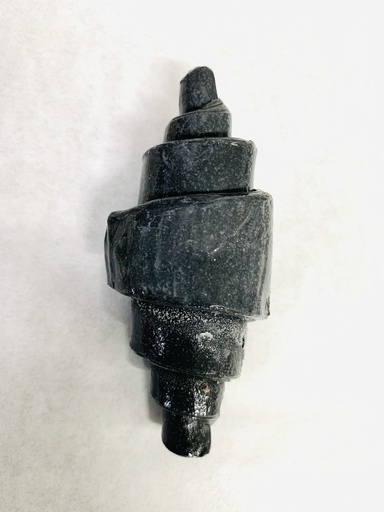 Croissant plain black raw mini