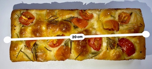 Focaccia sandwich 7cm/20cm